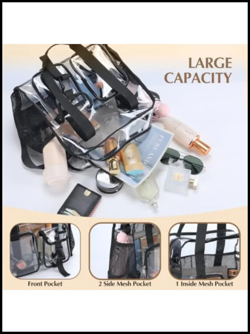 N/A clear tote